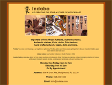 Tablet Screenshot of indaba.com